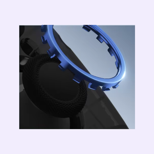 Precision thumbstick grips with anti-friction ring